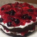 ぽんこつ３９'s cooksnap of when they made 簡単手抜きベリーチョコレートケーキ.