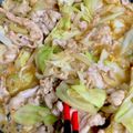 クックS3JG8P☆'s cooksnap of when they made 簡単。夕食！豚こま肉とキャベツ味噌炒め.
