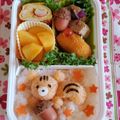 YUN♡TEN's cooksnap of when they made キャラ弁♡どんぐりを持ったりすくん♡.