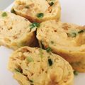 KAORULALA's cooksnap of when they made 消費レシピ☆なめ茸の卵焼き.