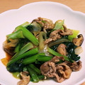 すずなまり's cooksnap of when they made 新玉ねぎと小松菜と豚こまの旨旨炒め.