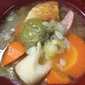 ★ほのどんママ★'s cooksnap of when they made ヘチマのみそ汁.