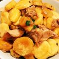 ゆめみるぽよぽよ's cooksnap of when they made さつまいも＆豚肉の重ね蒸しあんかけ♪.
