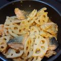 しらたまこむぎ's cooksnap of when they made 鮭とれんこんのコクうま！香味味噌炒め.