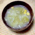 わたさな2016's cooksnap of when they made キャベツとコーンのお味噌汁.