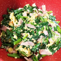 猫のミイヤ's cooksnap of when they made ハム 小松菜 玉子炒め.
