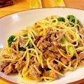 ぽんぞ's cooksnap of when they made サヴァ缶で♪レモンバジルパスタ.