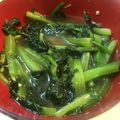 クック9NWB21☆'s cooksnap of when they made 小松菜のわさびお浸し.