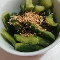 HINA’sキッチン's cooksnap of when they made きゅうりの韓国風簡単漬物.
