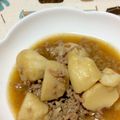 はっぴーゆりもん＊'s cooksnap of when they made 甘くて優しい♪豚ひき肉で里芋のそぼろあん.