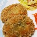 ばく★ちく's cooksnap of when they made たっぷりキノコのさつまいもコロッケ.