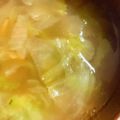 クックHJB3B6☆'s cooksnap of when they made お湯さえあれば1分！簡単レタススープ♪.