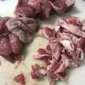 ノビル's cooksnap of when they made 鳥屋さん直伝 ずり(砂肝)の下処理.