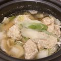 黒めんぼう's cooksnap of when they made ネギたっぷり鶏団子鍋.