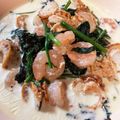 maimai3955's cooksnap of when they made ベビーホタテとほうれん草のクリームソテー.