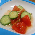 meg♡lion's cooksnap of when they made 夏にぴったり☆トマトときゅうりのナムル風.