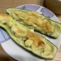 ポメちょん's cooksnap of when they made 簡単＊ズッキーニのとろーりチーズボート.