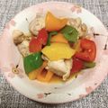 ✳︎みるき〜✳︎'s cooksnap of when they made 鶏もも肉と彩野菜のわさびバター醤油.