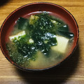 おはなすき's cooksnap of when they made 簡単！厚揚げとワカメのお味噌汁.