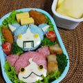 つちかな's cooksnap of when they made 妖怪ウォッチキャラ弁＊まんまるジバニャン.