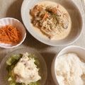 mack♪♪♪'s cooksnap of when they made 鮭ときのこのクリーム煮.