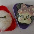 ☆totochan☆'s cooksnap of when they made キャラ弁★簡単ミニーおにぎりお弁当.