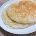 ぐらのーら。's cooksnap of when they made 小麦粉で！直焼きチーズのパンケーキ.