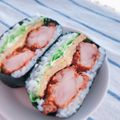 Aloha☆★'s cooksnap of when they made 唐揚げ おにぎらず.