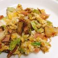★ぴよぴよ501★'s cooksnap of when they made ♥簡単！ハムと舞茸とキャベツのオムレツ.