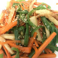 くみくみ食堂's cooksnap of when they made 簡単♪ピーマン・人参・ちくわのきんぴら.