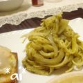 ＊ai＊'s cooksnap of when they made 新たまとベーコンのジェノベーゼ.
