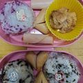 リンとリオのママ's cooksnap of when they made お弁当に❤ハートのウインナー【キャラ弁】.