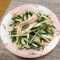 ✳︎みるき〜✳︎'s cooksnap of when they made 水菜とむね肉のシャキシャキピリ辛サラダ☆.