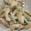 ひぃちゃんひー's cooksnap of when they made きゅうりとちくわのマヨラー和え.