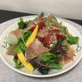 ☆こまっと☆'s cooksnap of when they made 生ハムとベビーリーフの簡単★サラダ.