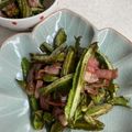 gohanちゃん's cooksnap of when they made シャキシャキ！シカクマメのガーリック炒め.