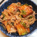 amjkao's cooksnap of when they made 簡単☆厚揚げと豚肉の甘辛炒め.
