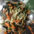 クックZ8J4H4☆'s cooksnap of when they made ほうれん草、人参、もやしのナムル.