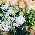 みっくママ's cooksnap of when they made ∲きゅうりとわかめの酢の物∳.