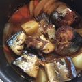フランクフルトJr's cooksnap of when they made サバ缶の味噌味とじゃがいもの煮物♪ૢ.