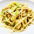 hiro_aya's cooksnap of when they made シーフードとキャベツの味噌クリームパスタ.