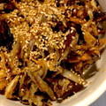 k-e-i's cooksnap of when they made 食物繊維たっぷり!!ごぼうの甘辛揚げ煮.