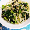 aki☆smile's cooksnap of when they made もやしと小松菜の海苔ナムル.