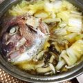 enprive's cooksnap of when they made 鯛のアラ鍋！出汁が◎＾＾.