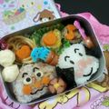 ちえ助's cooksnap of when they made 簡単キャラ弁☆こむすびまんでござんしゅ.