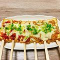 のんべぇヒロ's cooksnap of when they made 焼き鳥風 串焼き厚揚げチーズ.