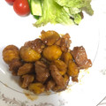 クックTH2F5T☆'s cooksnap of when they made 栗と鶏の煮物.