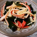hozunyam's cooksnap of when they made ワカメとエノキの酢の物.