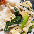 あたむ❤189's cooksnap of when they made 鶏胸肉と小松菜と卵の中華炒め.