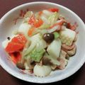 レオミウ's cooksnap of when they made 烏賊とシメジ&白菜の簡単炒め.